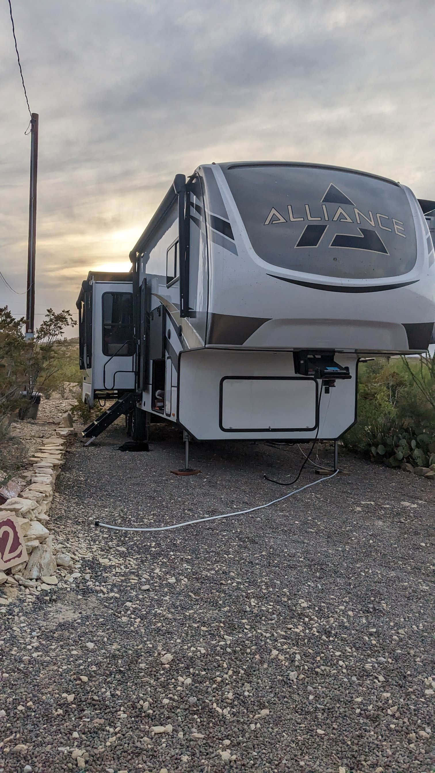 Elena H.'s photo of rv camping at Jomommas Rv Park near Terlingua, TX