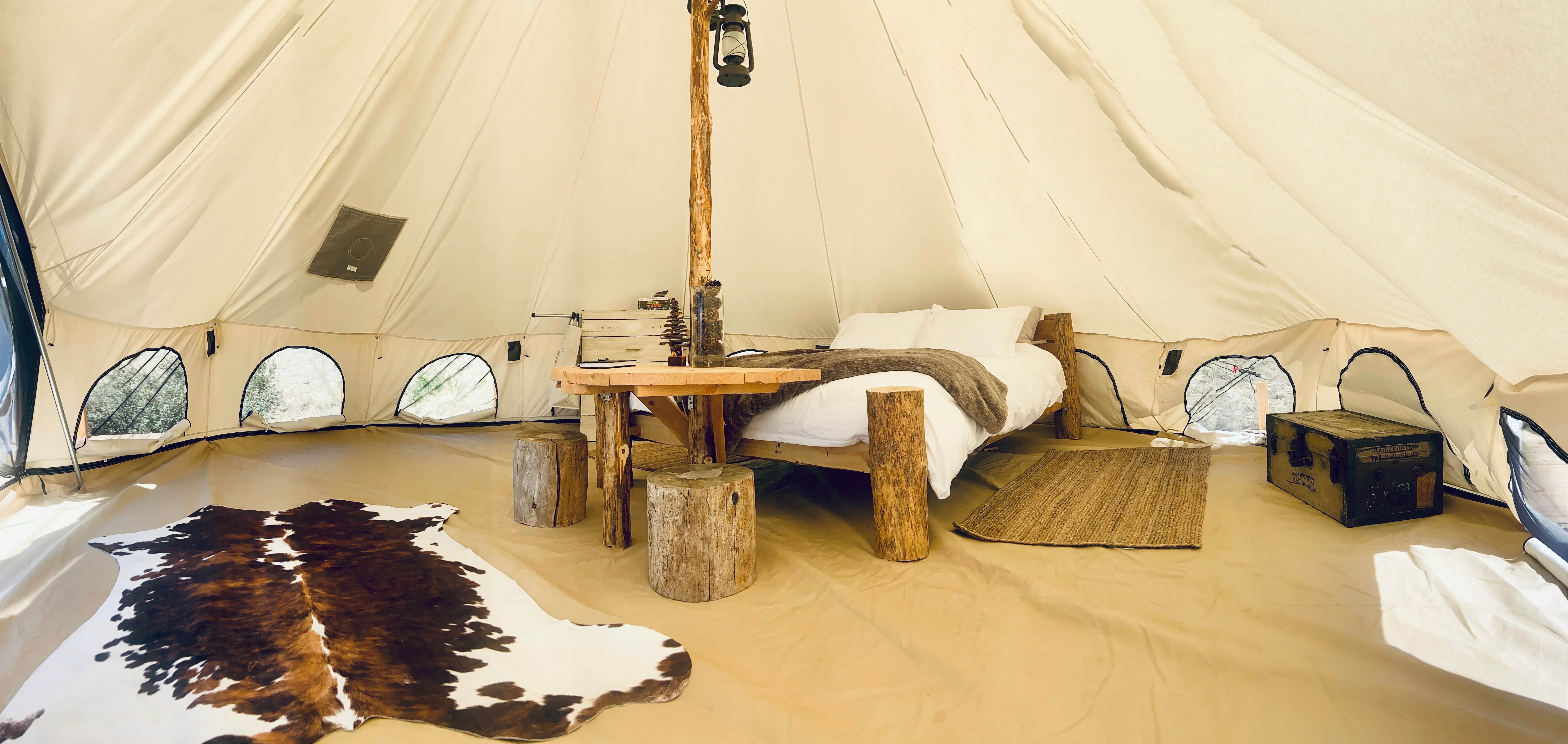 Matt D.'s photo of glamping accommodations at The Sleepy Sasquatch near Twisp, WA