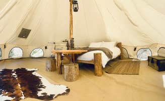 Matt D.'s photo of glamping accommodations at The Sleepy Sasquatch in Washington