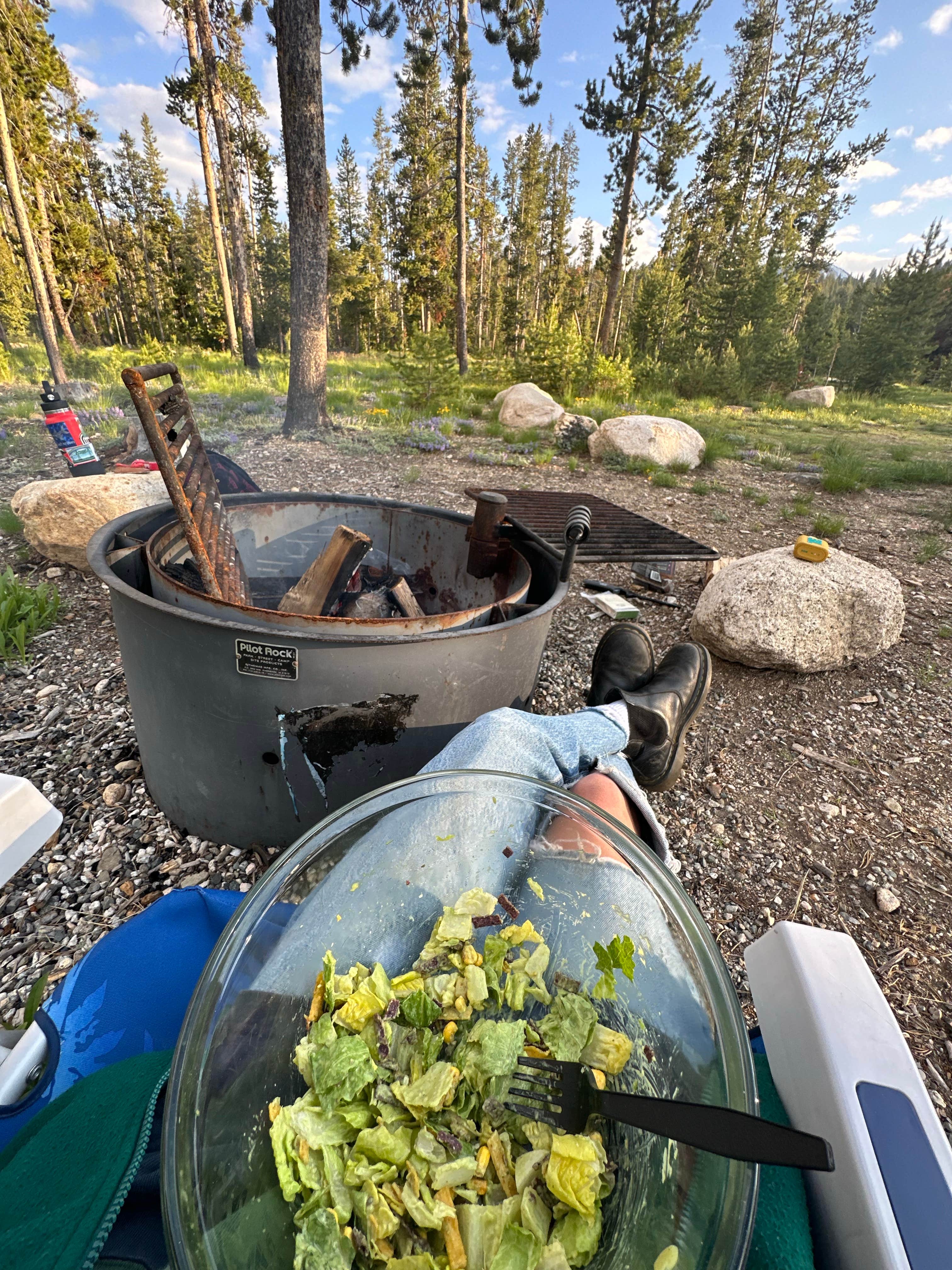 Camper-submitted photo at Iron Creek Camp on Forest Road 619 near Stanley, ID