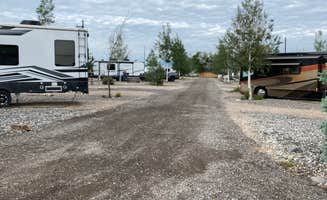 Melanie T.'s photo of rv camping at Cody Trout Ranch Camp - RV, Tipi, and Sheep Wagon Camping near Lovell, WY