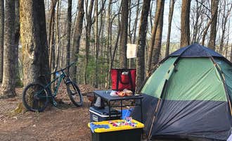 Camping near Steve Smith: DuPont Bike Retreat, Cedar Mountain, North Carolina