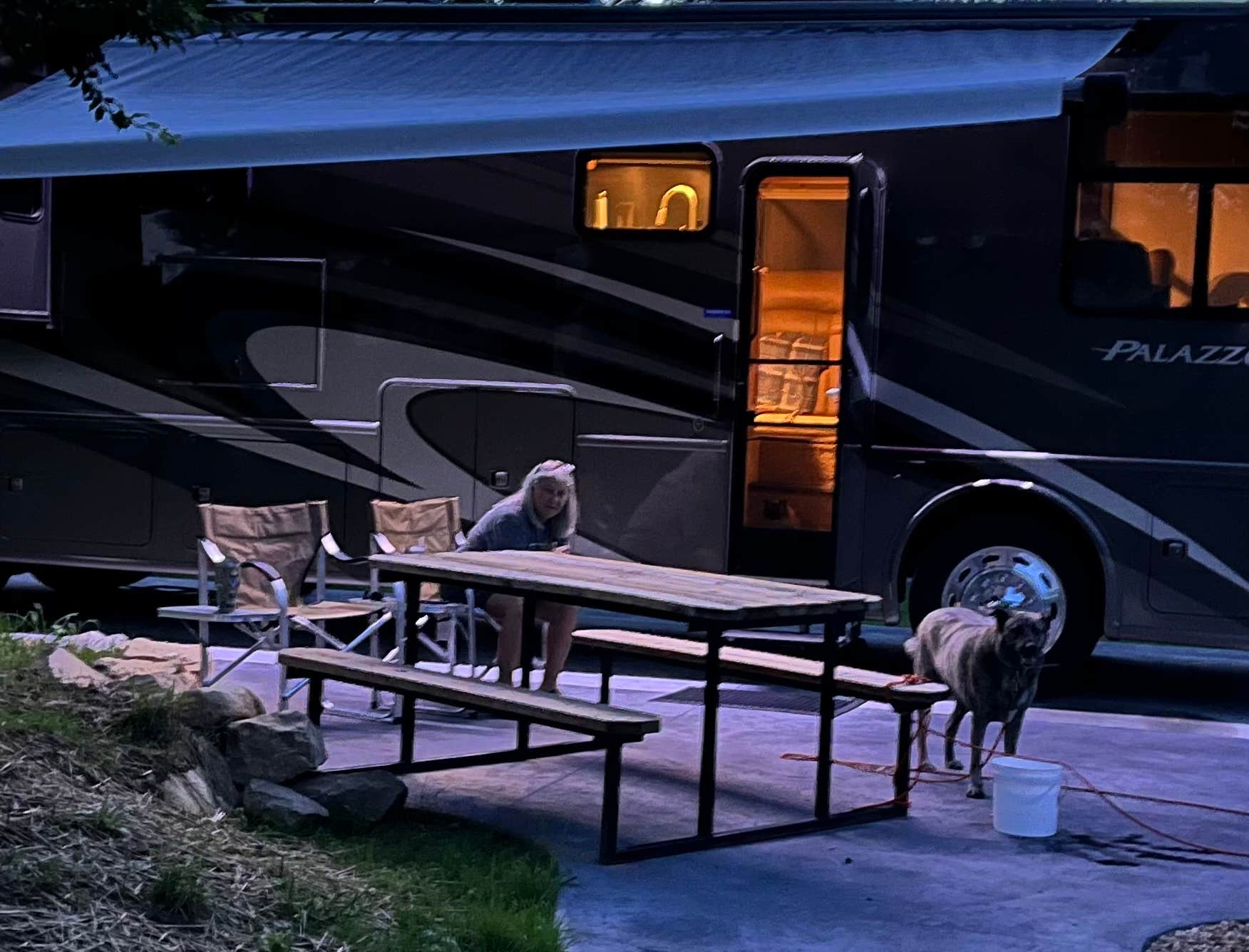 Joe G.'s photo of camping with pets at Blue Heron Campground near Buffalo National River