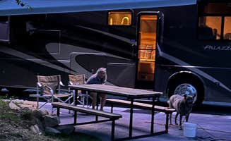 Joe G.'s photo of camping with pets at Blue Heron Campground near Harriet, AR