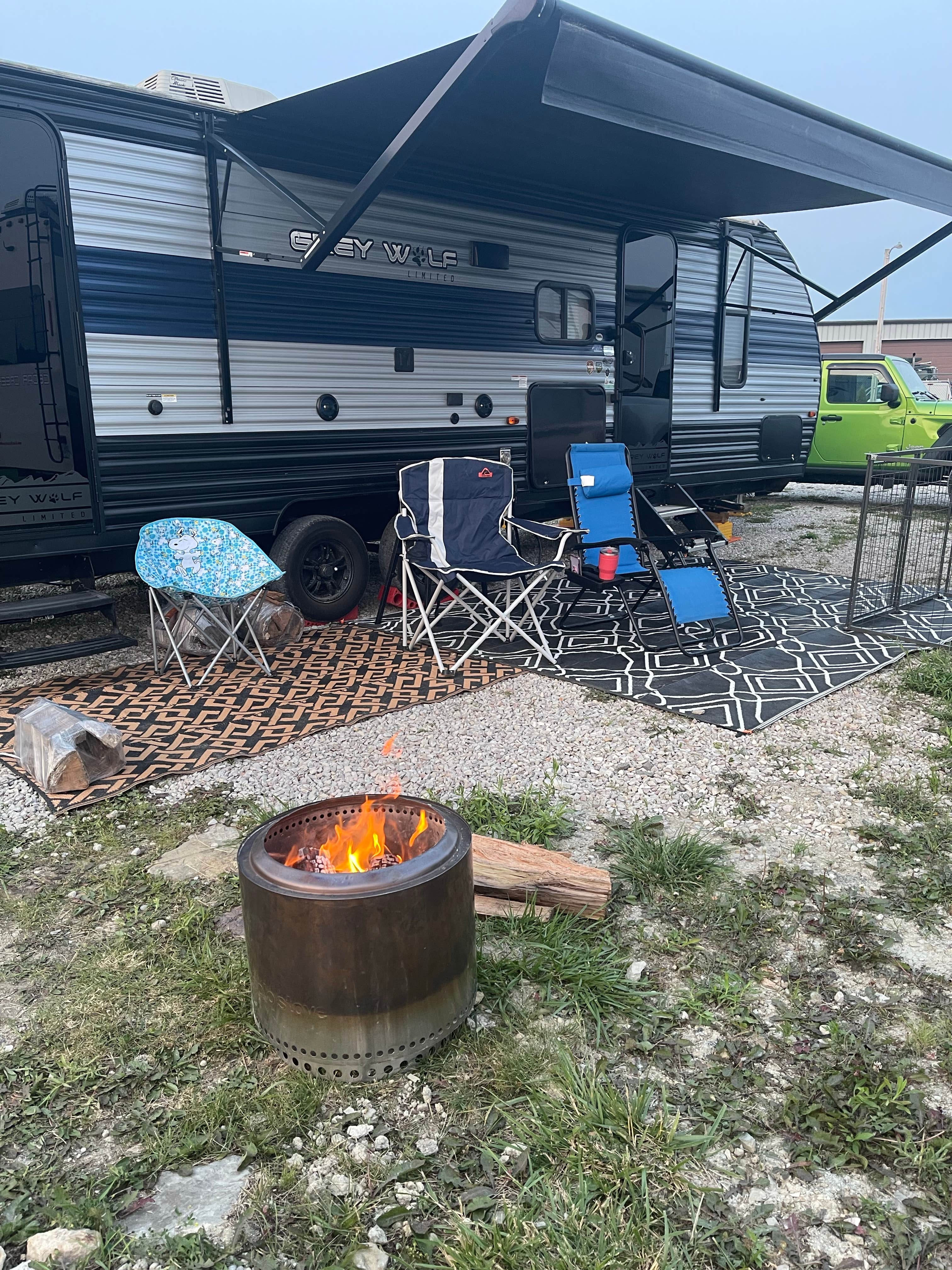 Dustin  M.'s photo of rv camping at Oasis Point RV Resort & Adventure Lake near Point Pleasant, WV