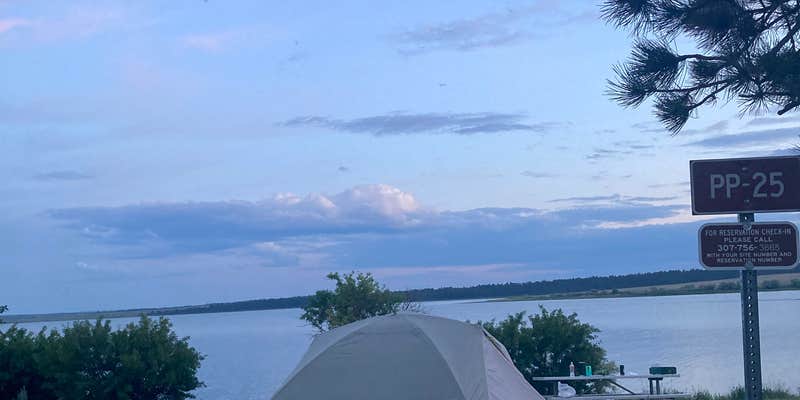 Camper submitted image from Pats Point Campground — Keyhole State Park