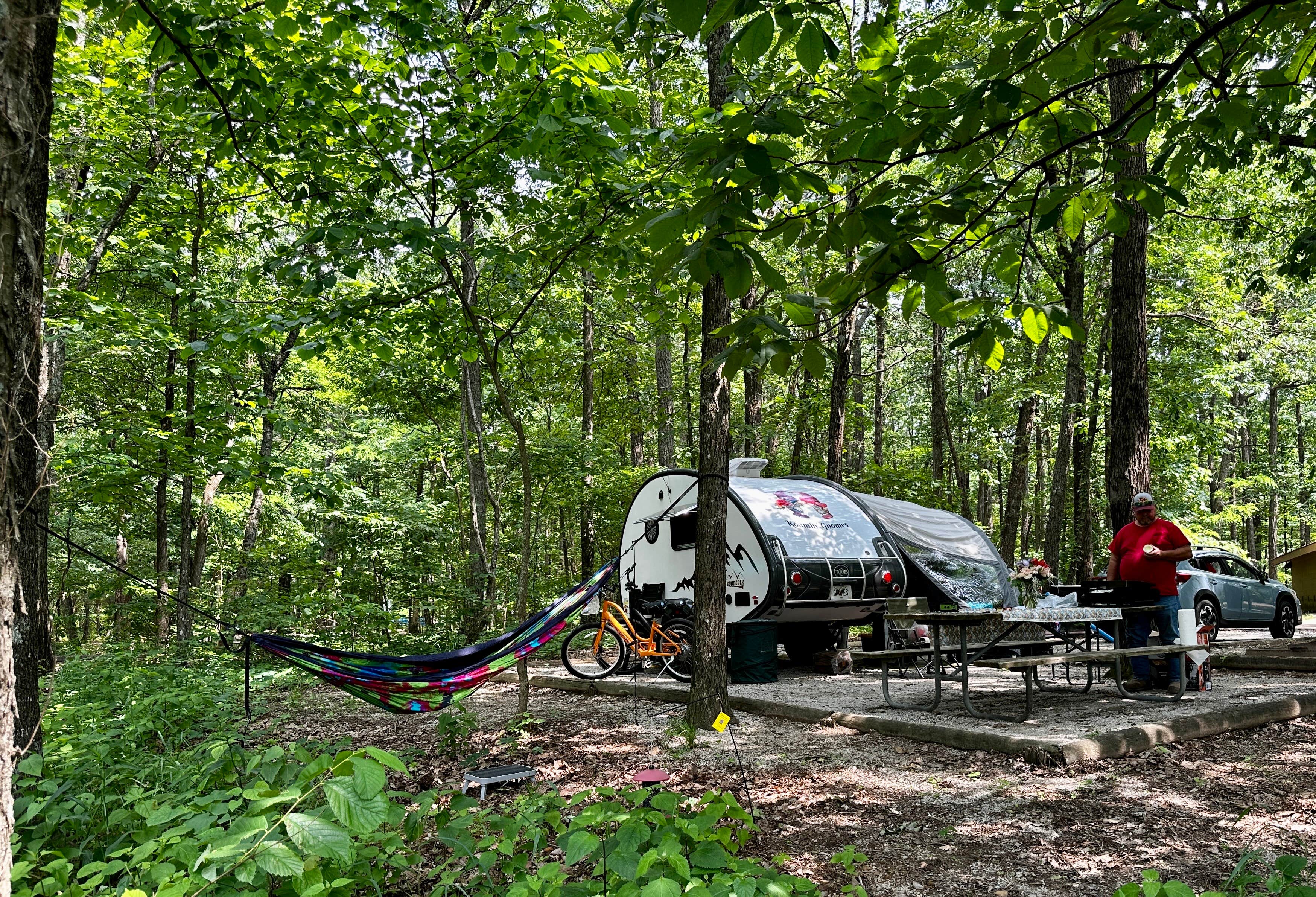 Rachel P.'s photo of tent camping at Monte Sano State Park Campground near Baileyton, AL