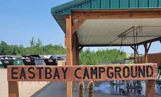 Camping near Grahams Island State Park Campground: East Bay Campground, Fort Totten, North Dakota