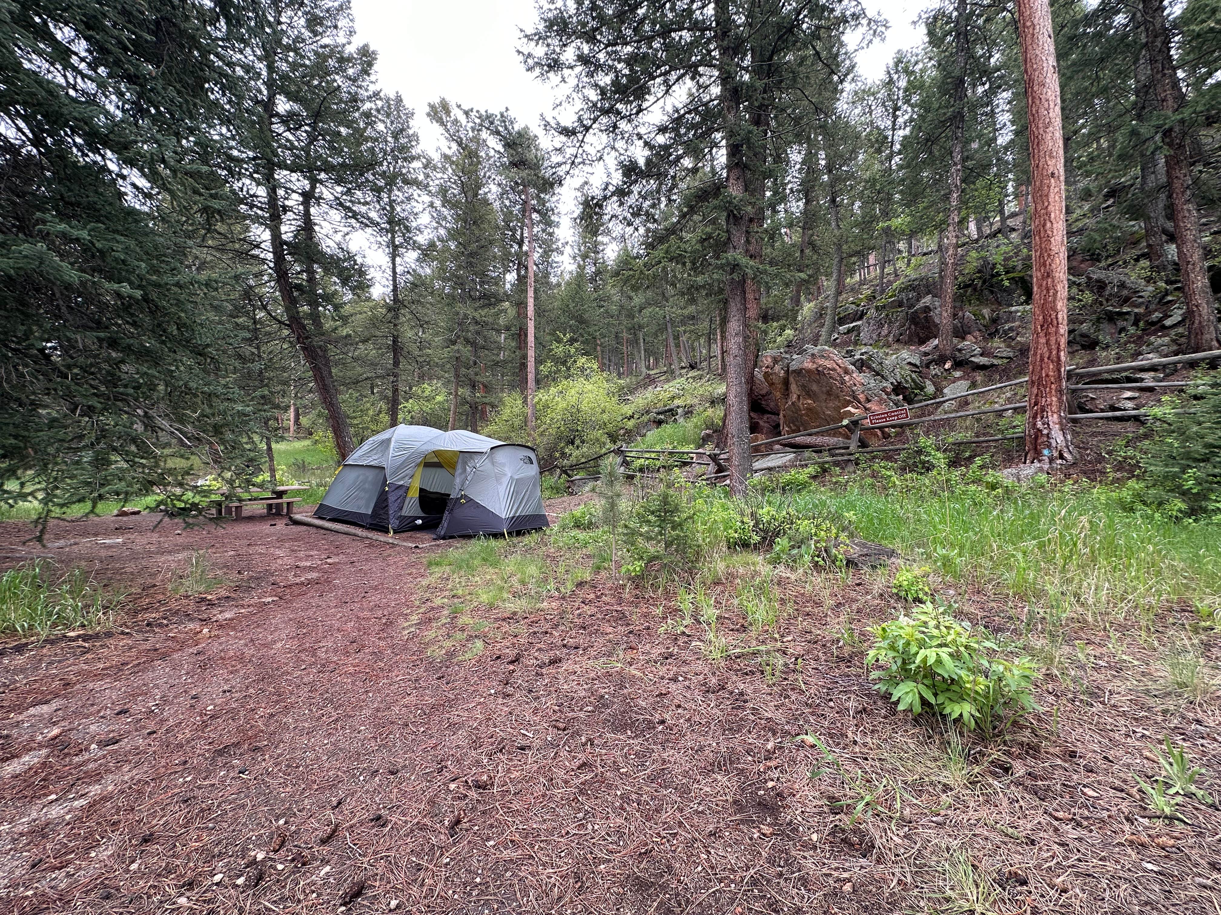 Brady J.'s photo at Aspenglen Campground — Rocky Mountain National Park near Glen Haven, CO