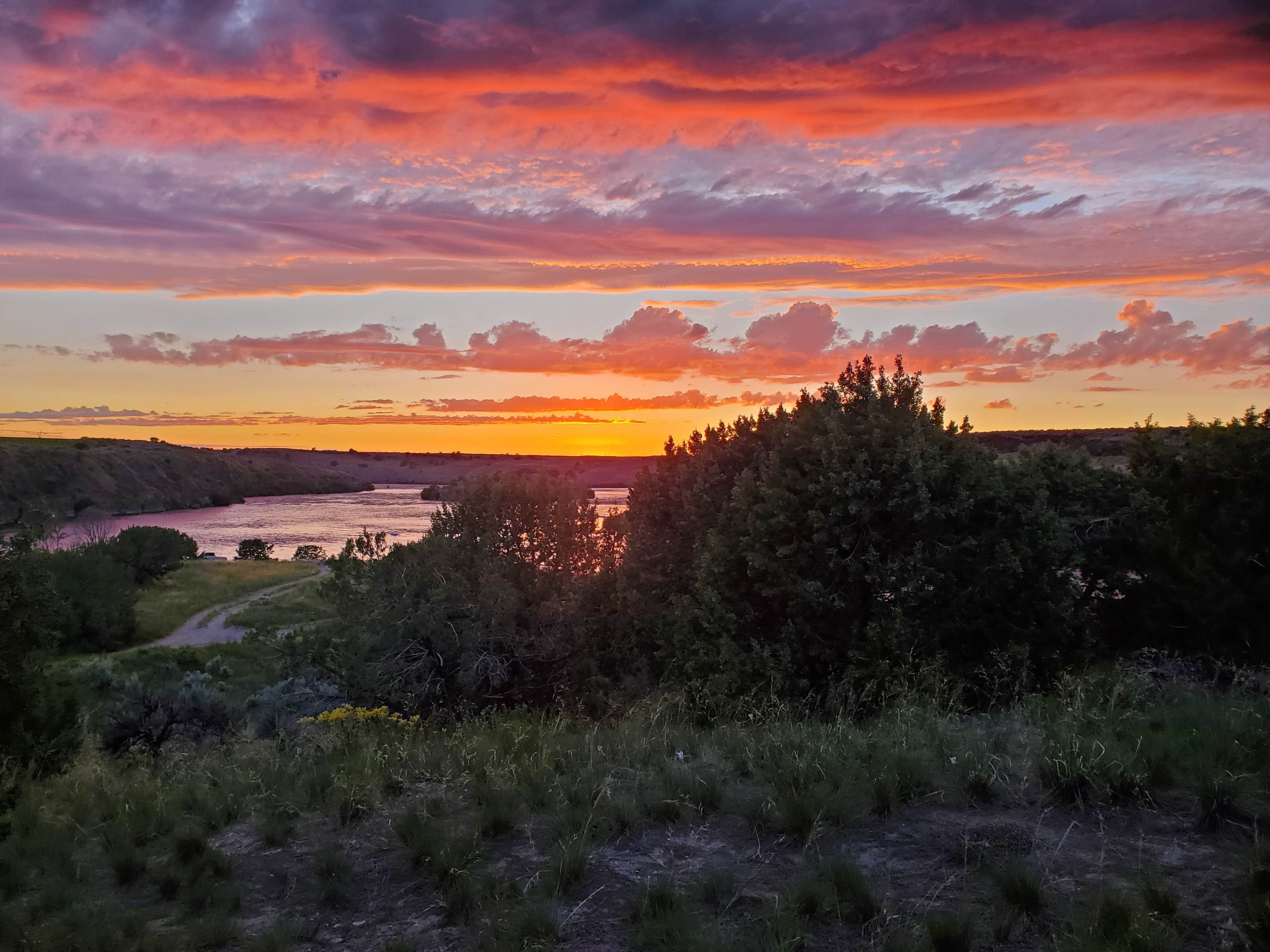 Robin B.'s photo of a dispersed camping area at Snake River Vista Recreation Site near Rockland, ID