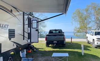 Annette I.'s photo of camping with pets at Woodland Park Campground near Grand Marais, MI