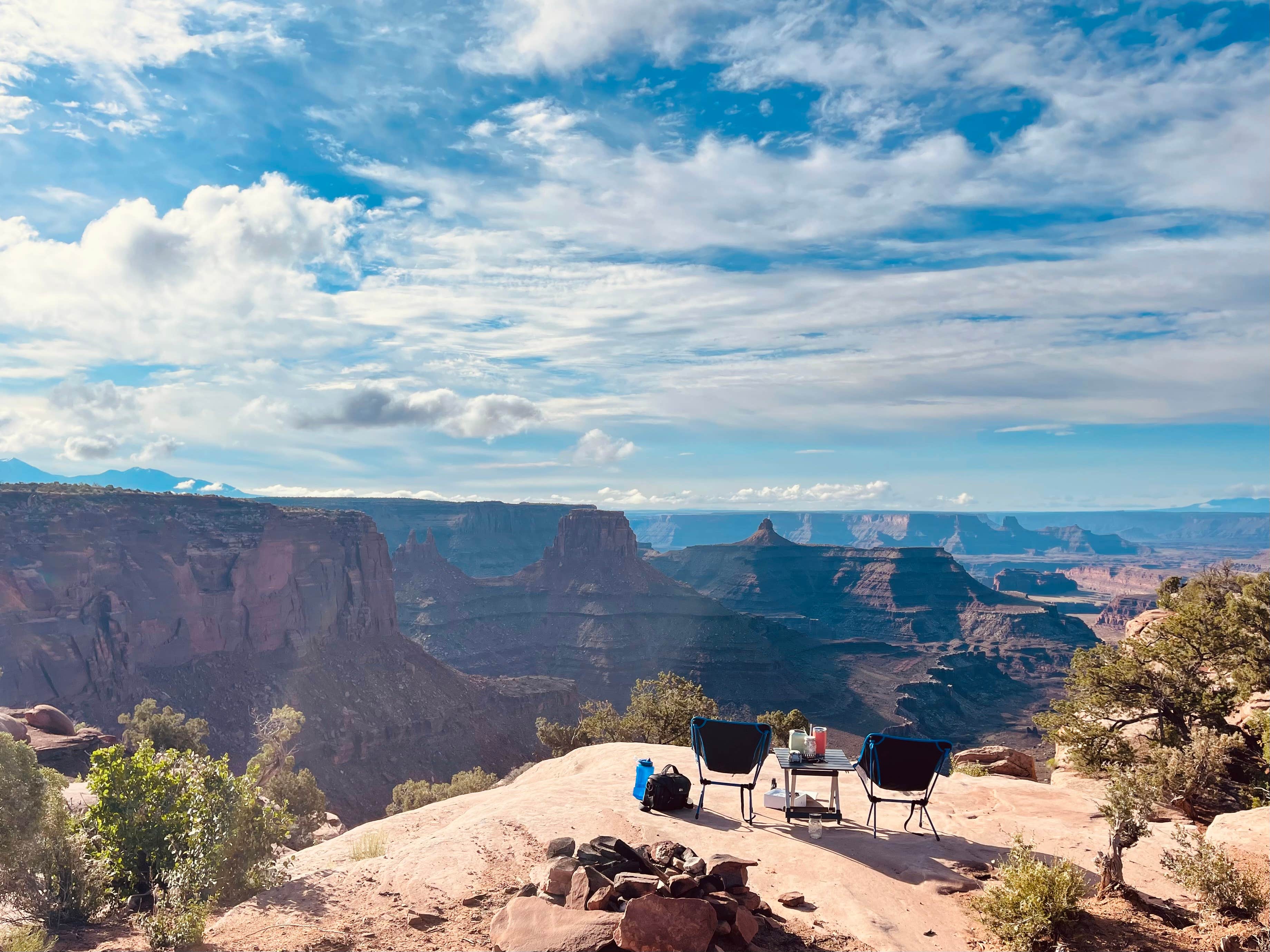 Tracey M.'s photo of a dispersed camping area at BLM Middle Fork Shafer Canyon Dispersed near Canyonlands National Park