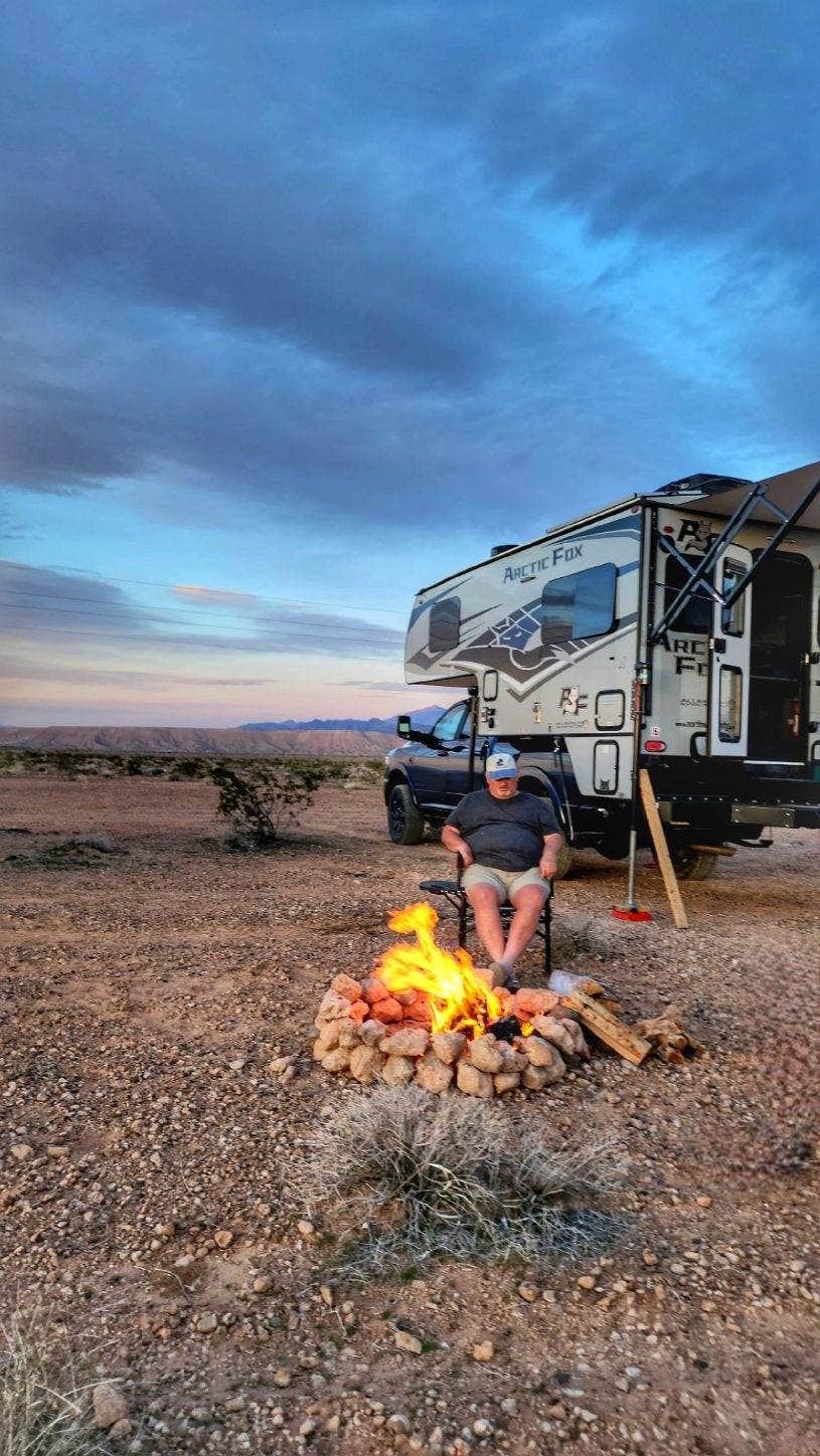 Mark H.'s photo at Sand Mine Road #110 Dispersed Camping near Bunkerville, NV