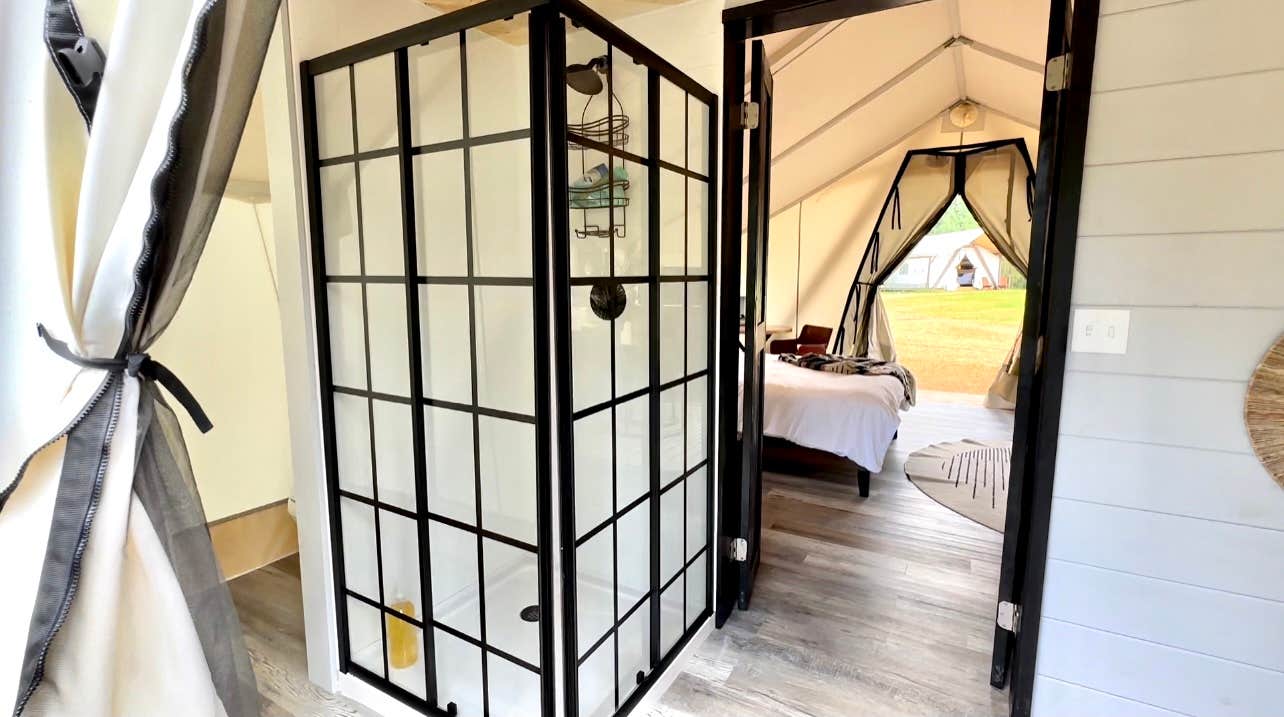 Kelly P.'s photo of glamping accommodations at Nine Pines Retreats in Kentucky