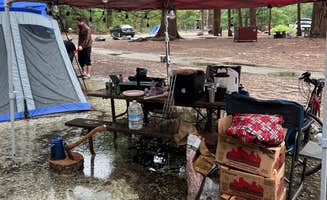 Joseph R.'s photo of camping with pets at Lower Pines Campground — Yosemite National Park near Yosemite Valley, CA