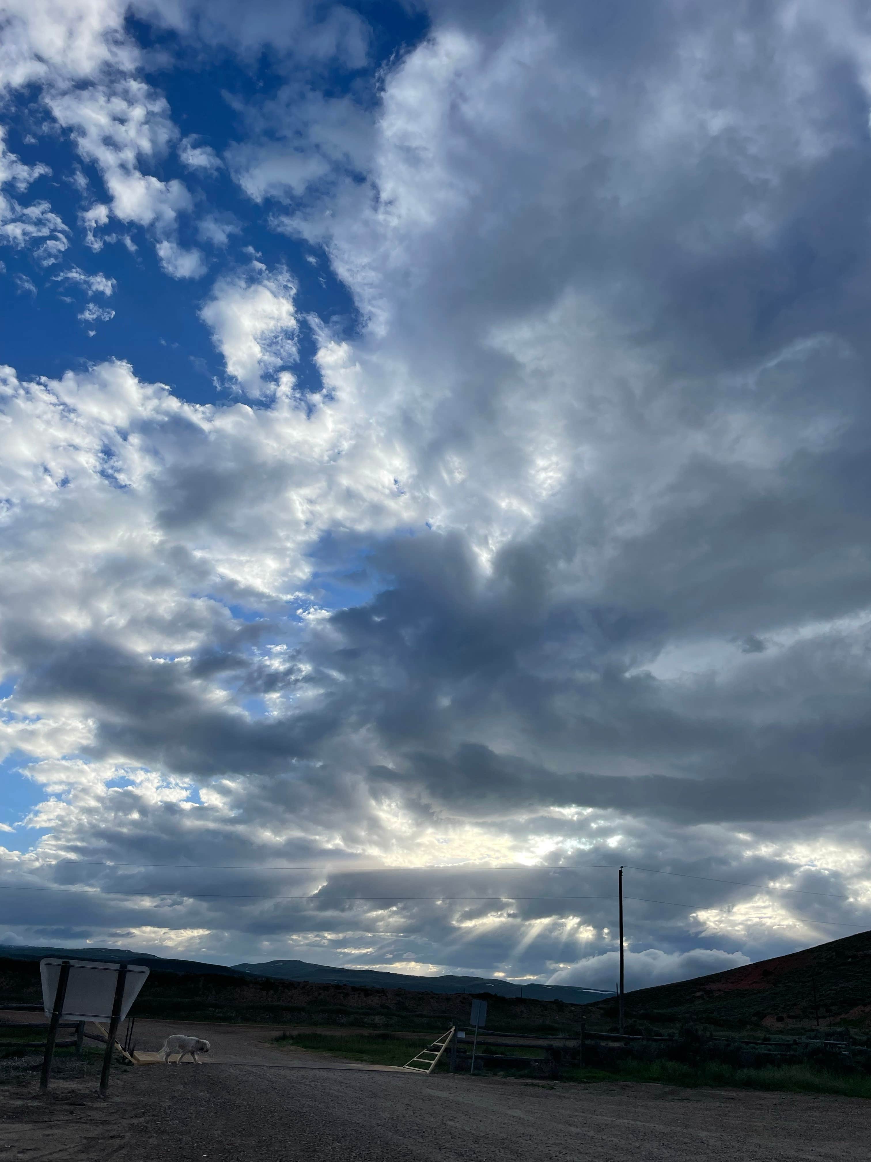 Jennifer D.'s photo of camping with pets at Little Creek Campground near Kemmerer, WY