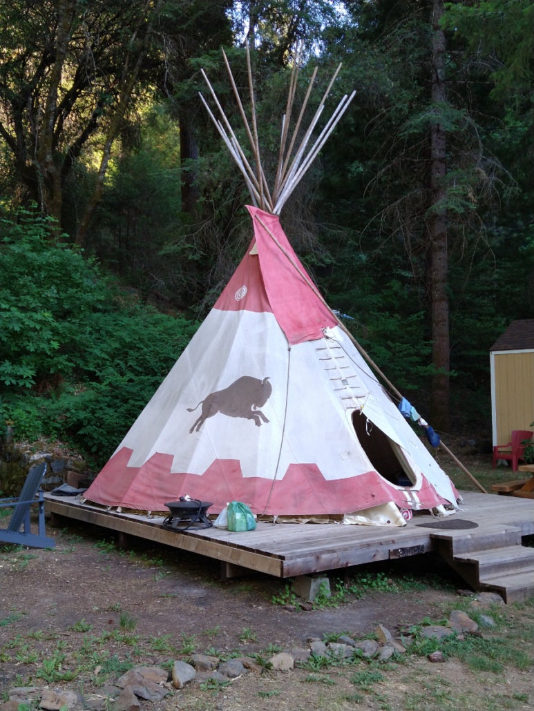 Camper submitted image from Camp Nauvoo Tipis - 1
