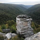 Review photo of Blackwater Falls State Park Campground by Lee D., October 18, 2018