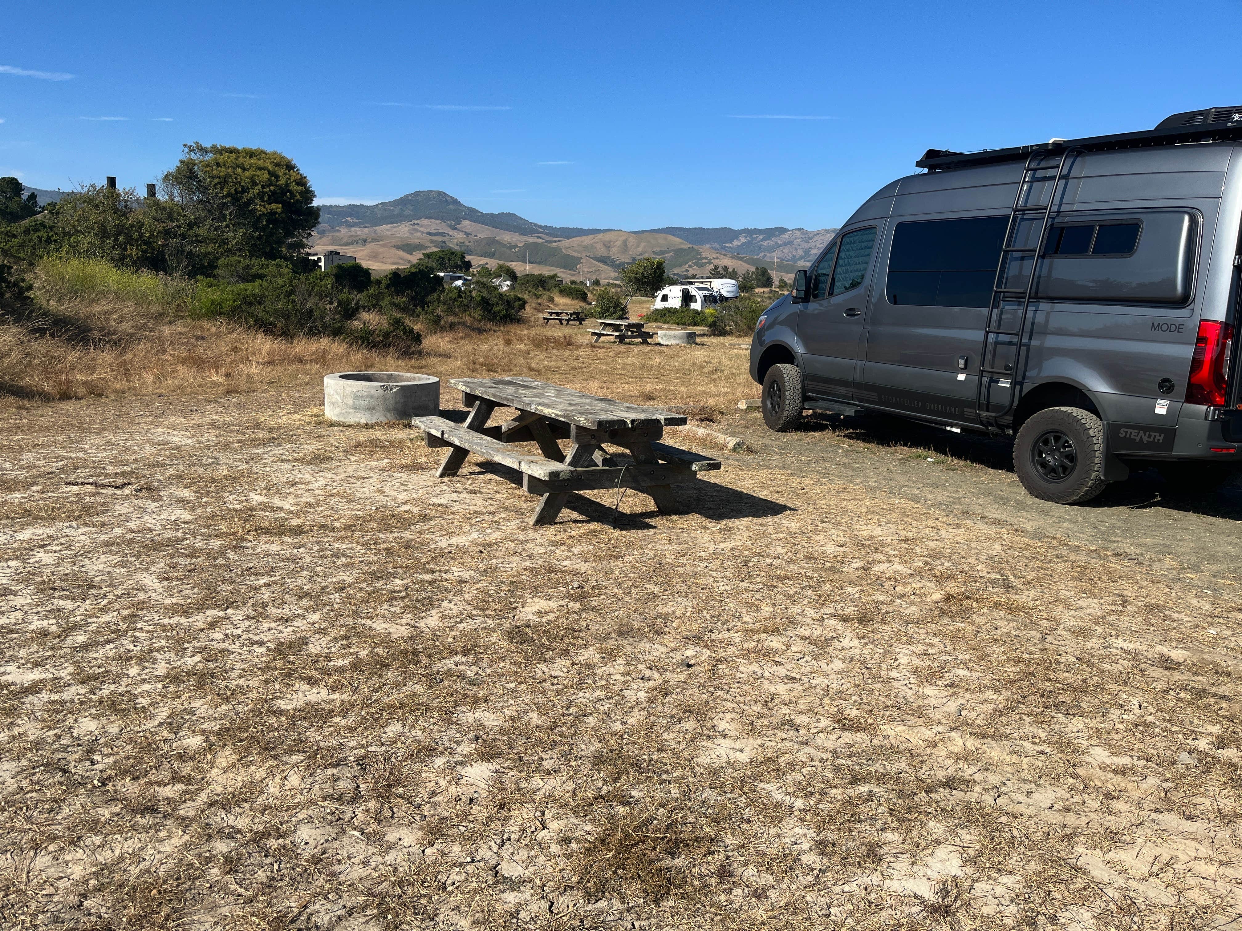 Michael's photo of rv camping at Washburn Primitive Campground — Hearst San Simeon State Park near San Simeon, CA