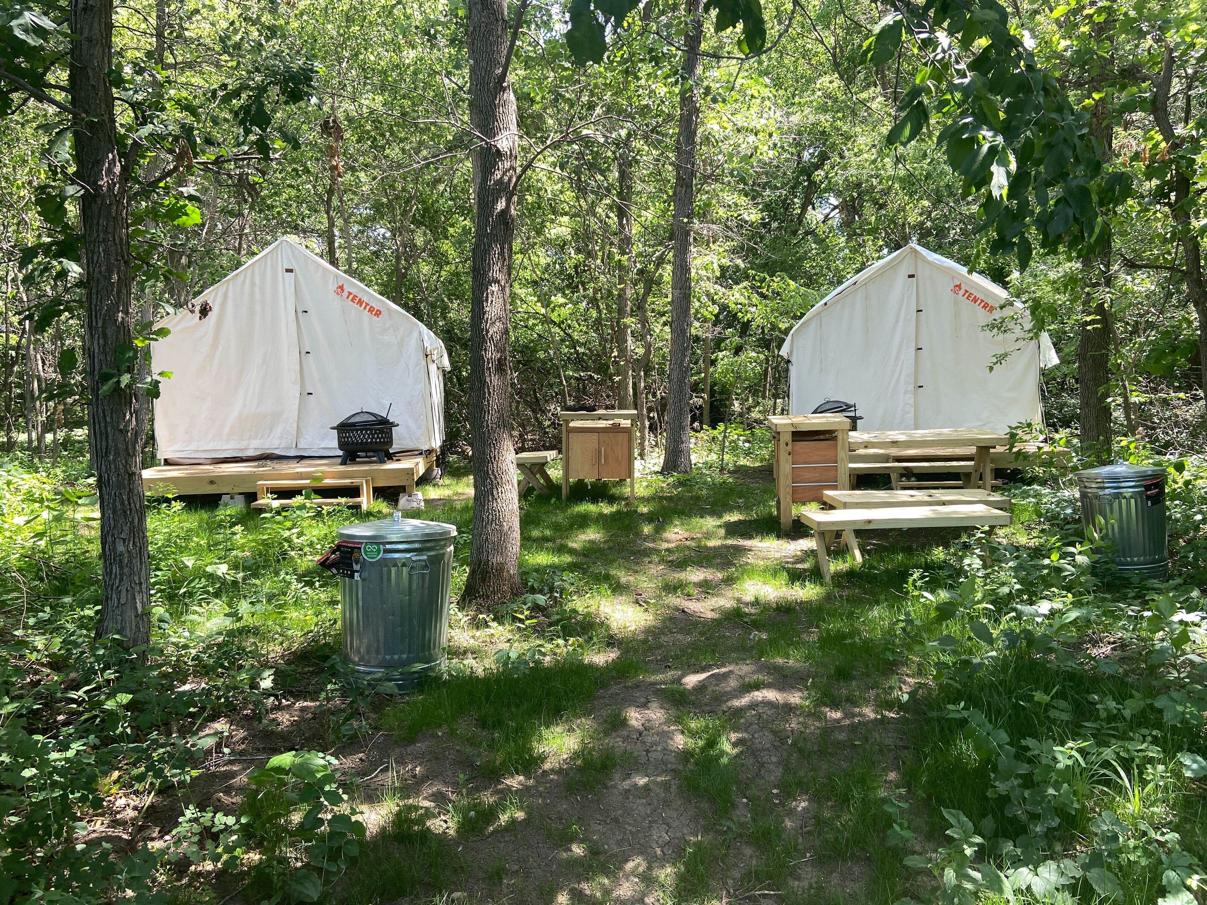 The Dyrt's photo at Tentrr State Park Site - Nebraska Ponca State Park River Vista I Double Camp near Hubbard, NE