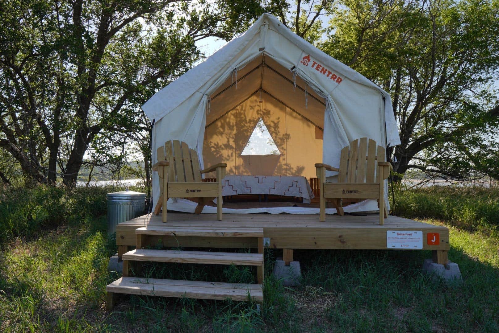 The Dyrt's photo at Tentrr State Park Site - Nebraska Ponca State Park ___ River Vista J ___ Single Camp near Sioux City, IA