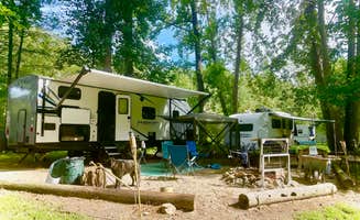 Thoams M.'s photo of camping with pets at Rose Creek Retreat near Granite Falls, NC