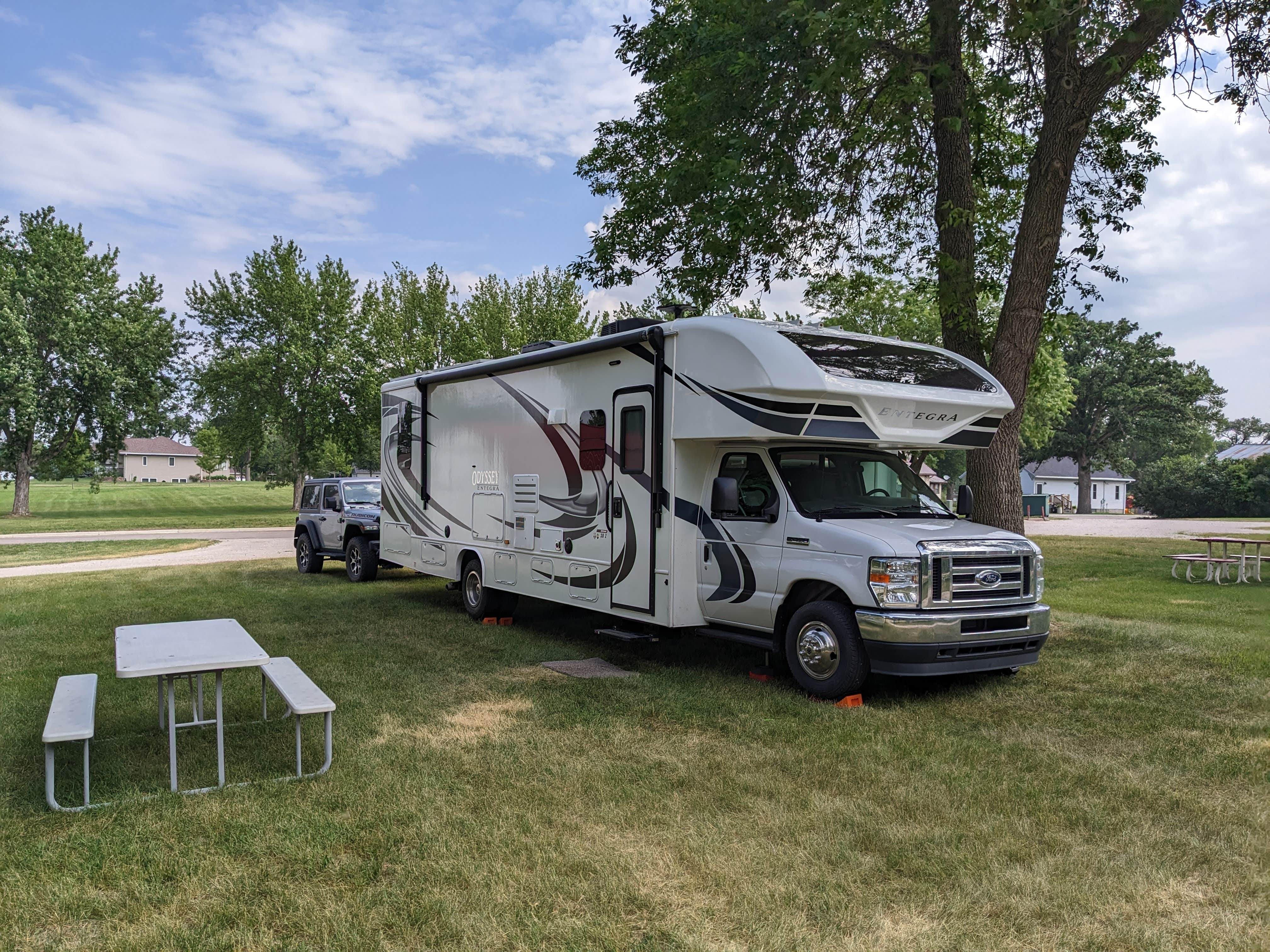 Richard &.'s photo of rv camping at The Grotto of the Redemption RV Park near Wallingford, IA