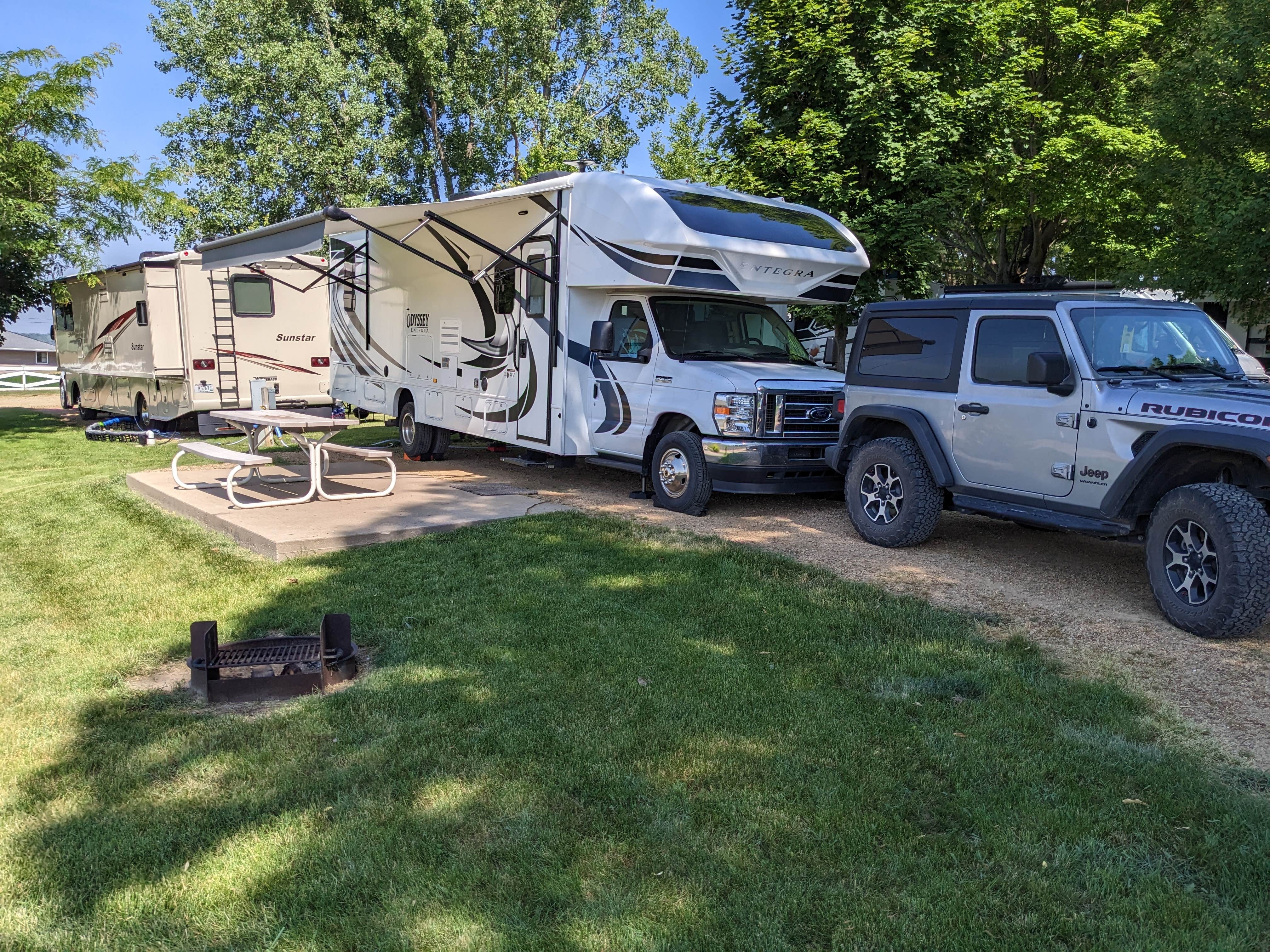 Richard &.'s photo of rv camping at Rustic Barn Campground RV Park near Dundee, IA