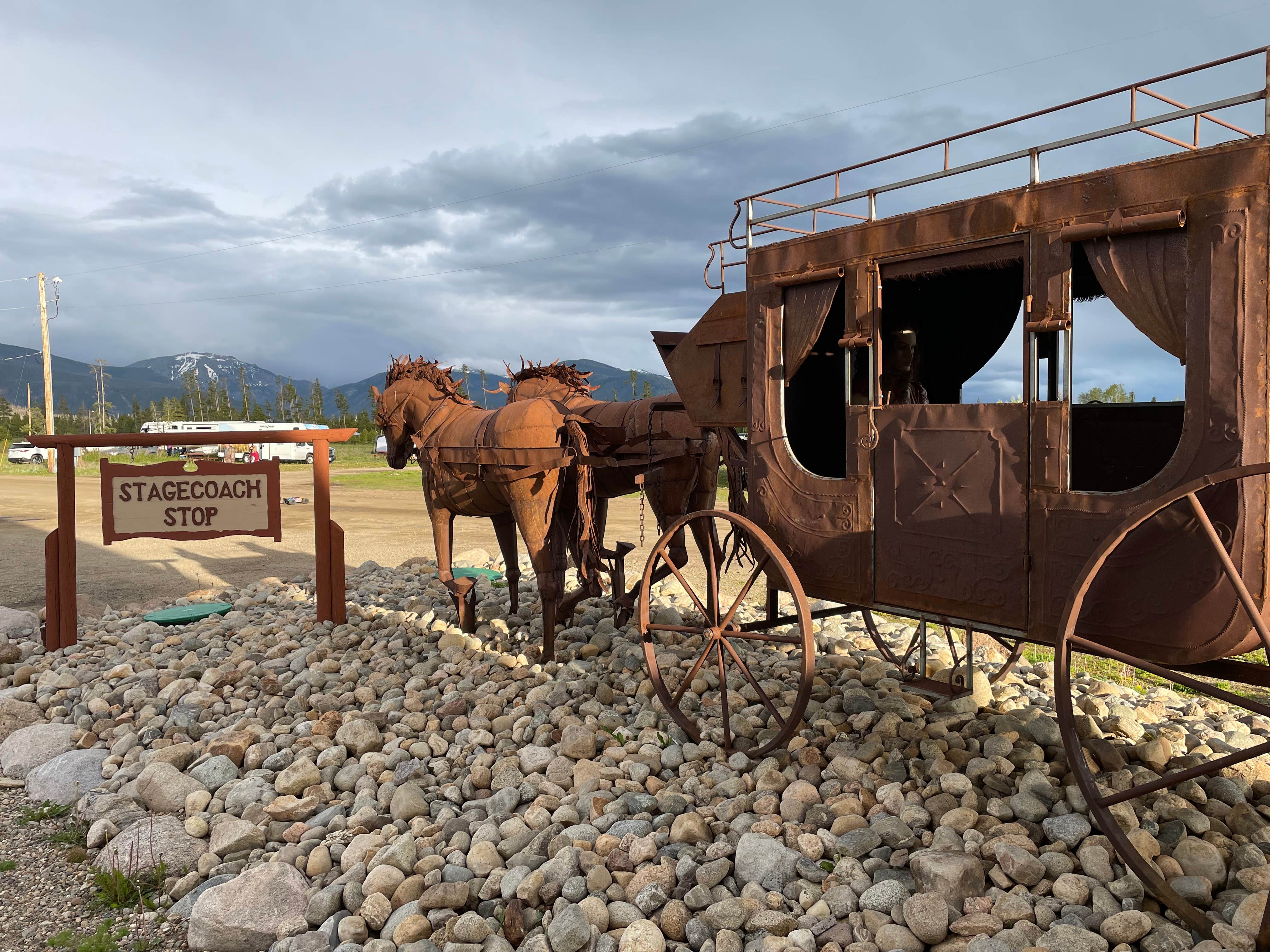 Logan's photo of camping with a horse at Winding River Resort near Fort Collins, CO