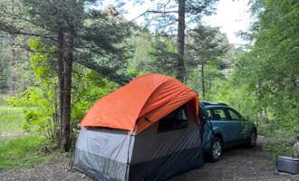 Camping near Rio Grande Bridge Overlook: Cuchilla Campground, Taos Ski Valley, New Mexico