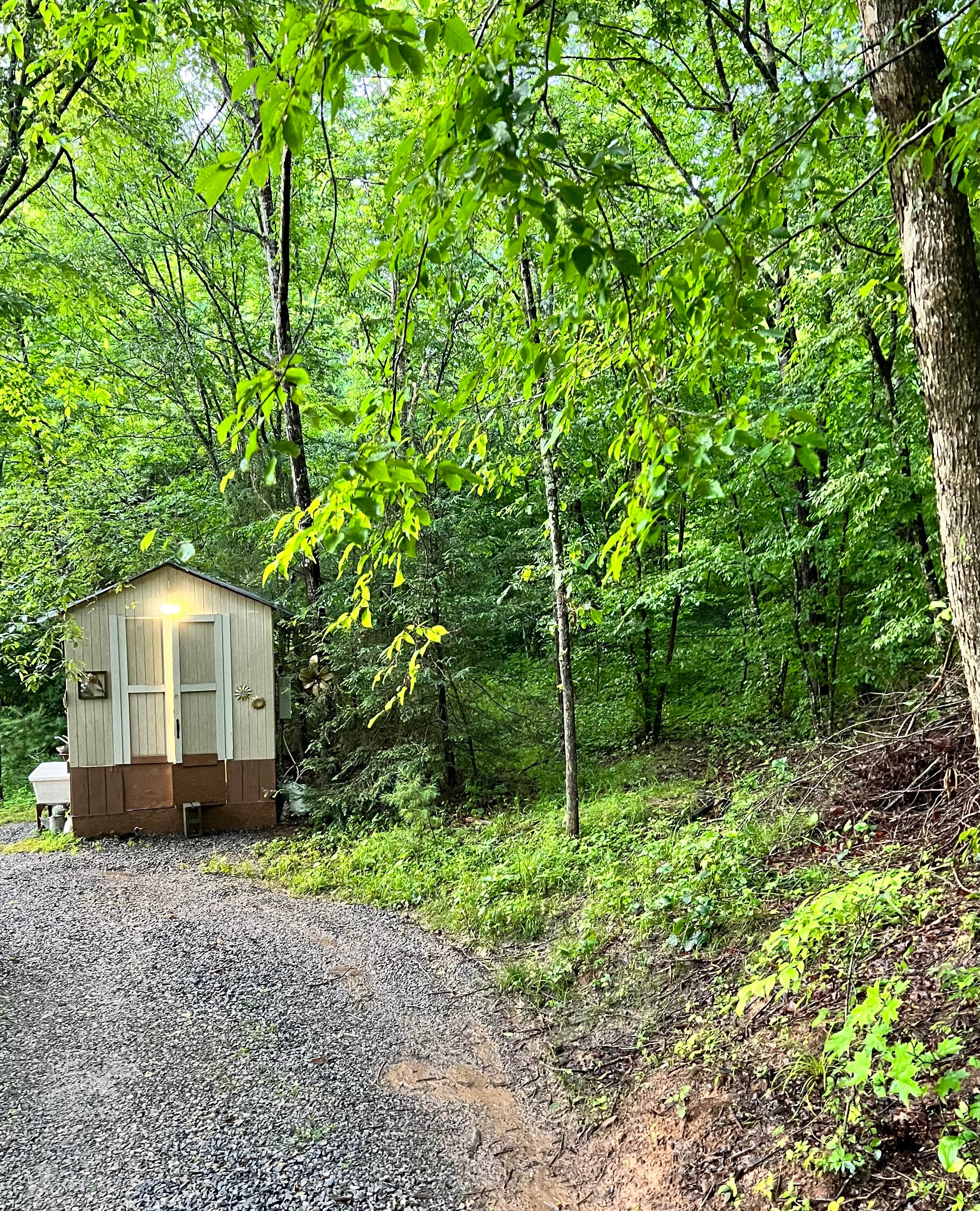 John L.'s photo of a cabin at Appalachian Pond Campground near Lake Junaluska, NC