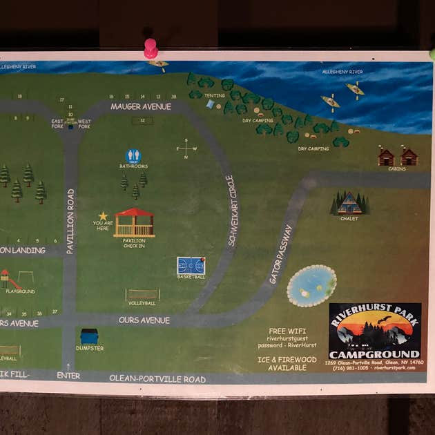 Riverhurst Park Campground Olean, NY
