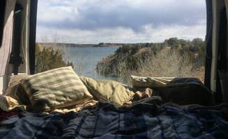 Patti M.'s photo of glamping accommodations at Arkansas Point Campground — Lake Pueblo State Park near Cañon City, CO