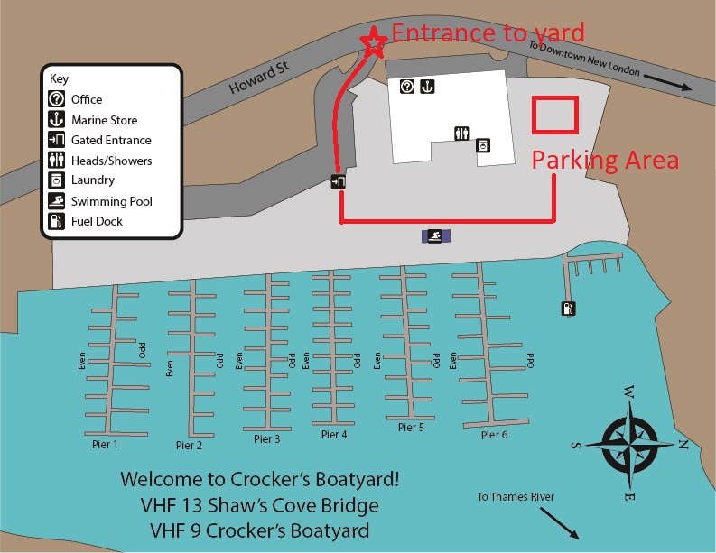 Camper-submitted photo at Crocker's Boatyard near Block Island, RI