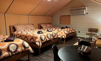 The Dyrt's photo of glamping accommodations at The Boulders at Lake Tyler near Easton, TX