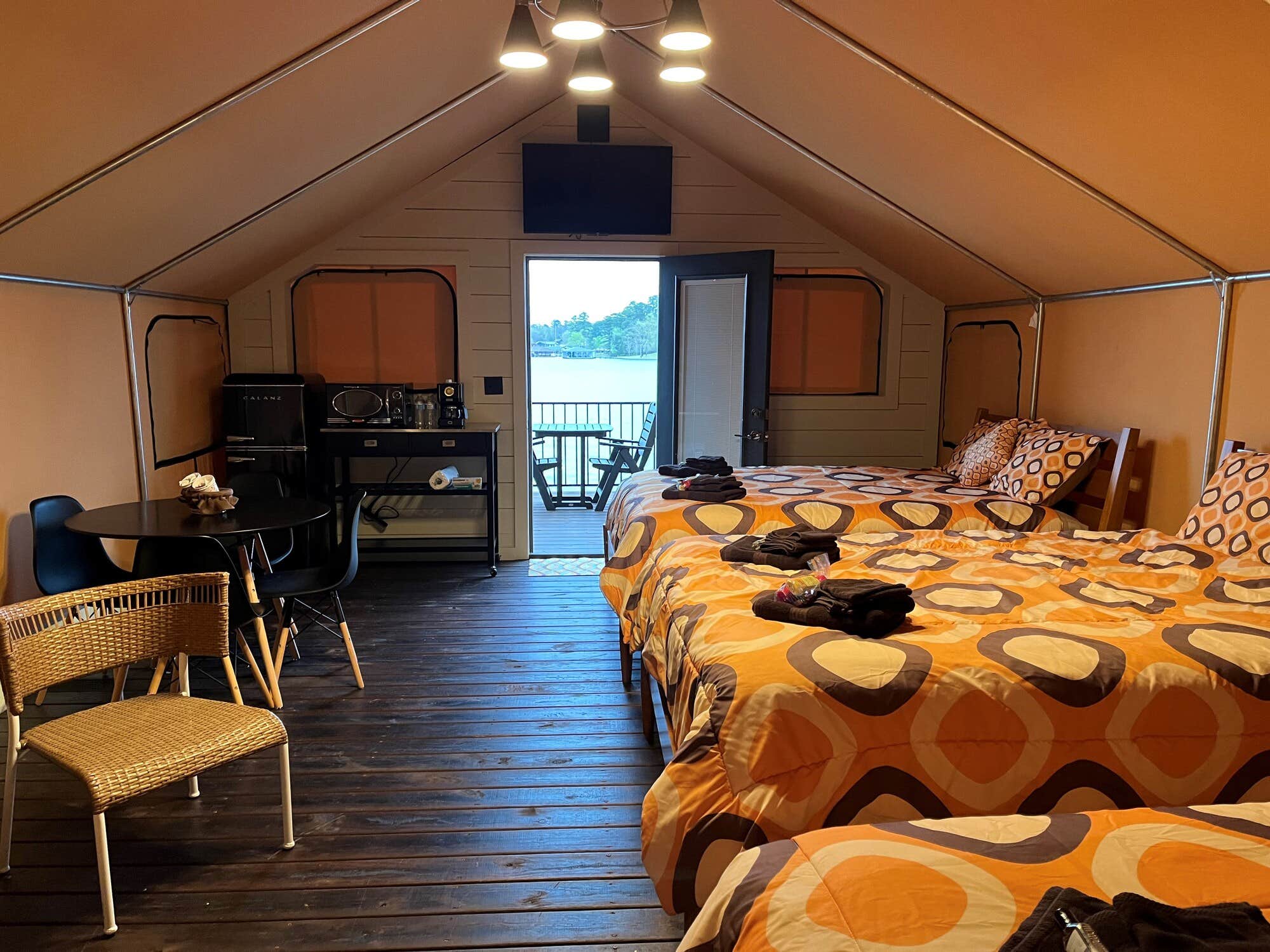 The Dyrt's photo of glamping accommodations at The Boulders at Lake Tyler near Rusk, TX
