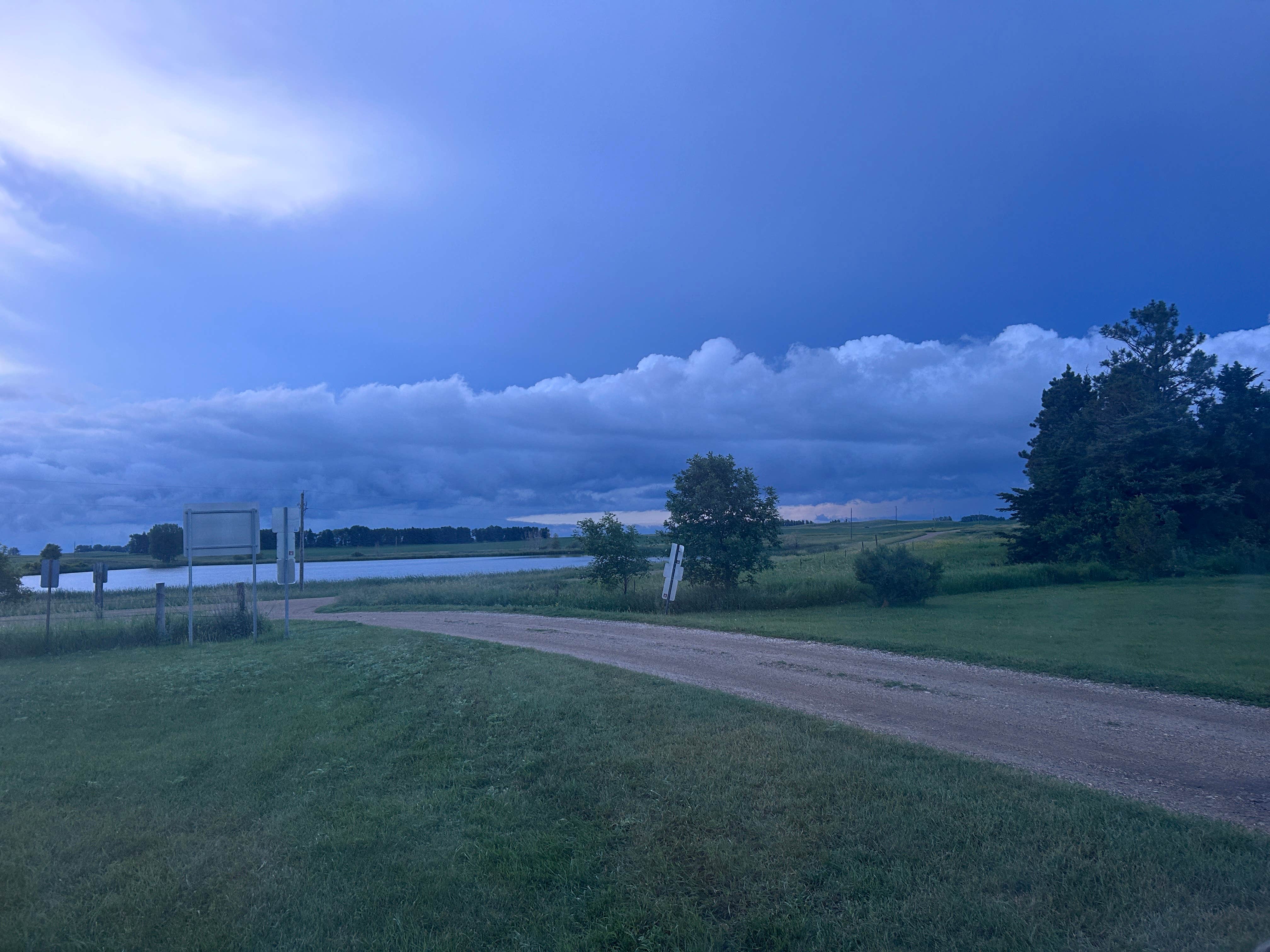 Emilie V.'s photo of a dispersed camping area at Moon Lake in North Dakota