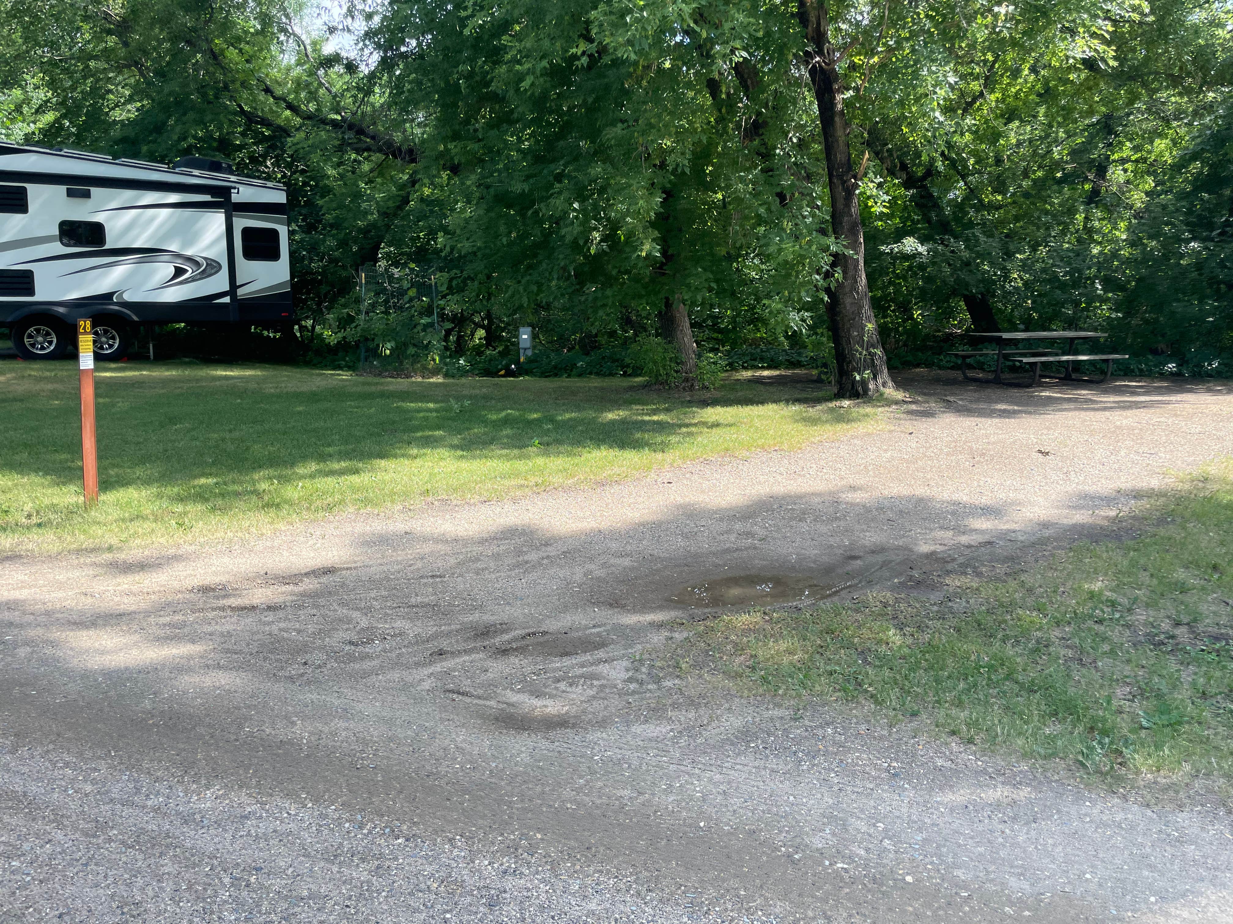 Shana D.'s photo of rv camping at Buffalo River State Park Campground near West Fargo, ND