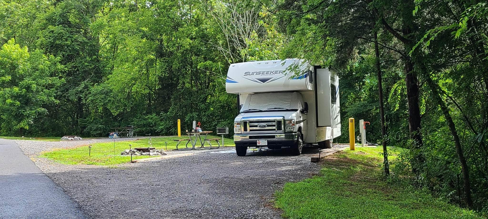 Lorilee S.'s photo of rv camping at Cathedral Caverns State Park Campground near Owens Cross Roads, AL
