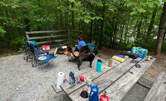 Jason H.'s photo of camping with pets at Indian Springs State Park Campground near Conley, GA