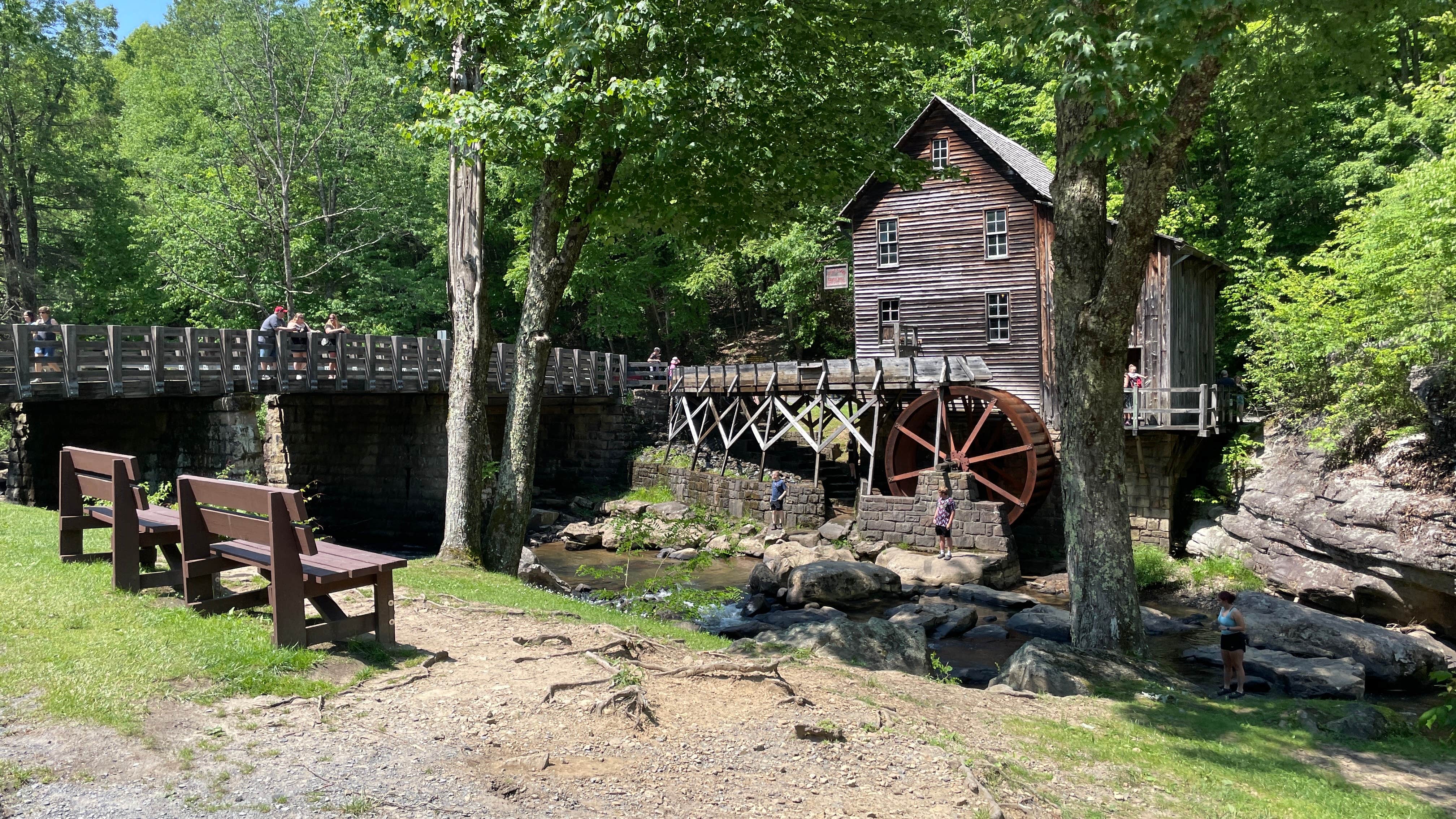 Sonyia W.'s photo of glamping accommodations at Babcock State Park Campground near Northfork, WV