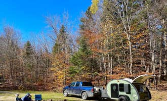 Camping near Downed Bridge Camp: Statton Pond Camp on Forest Road 71, Sunderland, Vermont
