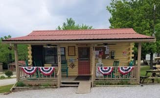 Donna B.'s photo of a cabin at Ozark RV Park and Cabins near Greers Ferry Lake