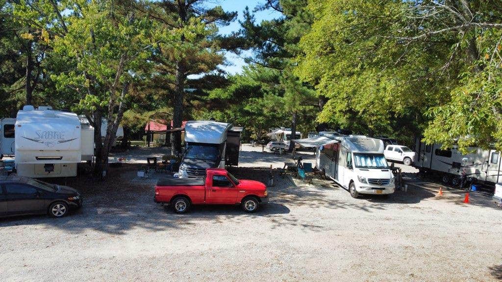 Donna B.'s photo of rv camping at Ozark RV Park and Cabins near Marshall, AR