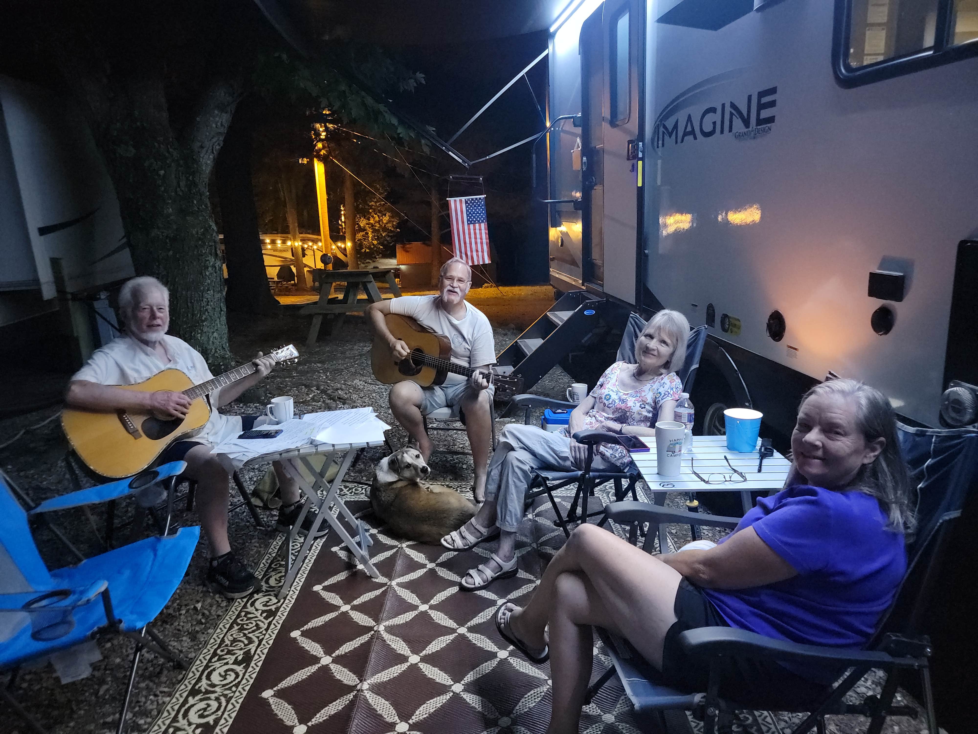Donna B.'s photo of camping with pets at Ozark RV Park and Cabins near Batesville, AR