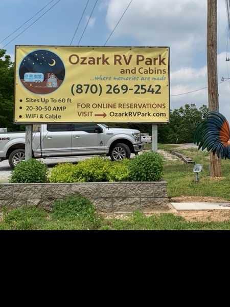 Camper-submitted photo at Ozark RV Park and Cabins near Greers Ferry Lake
