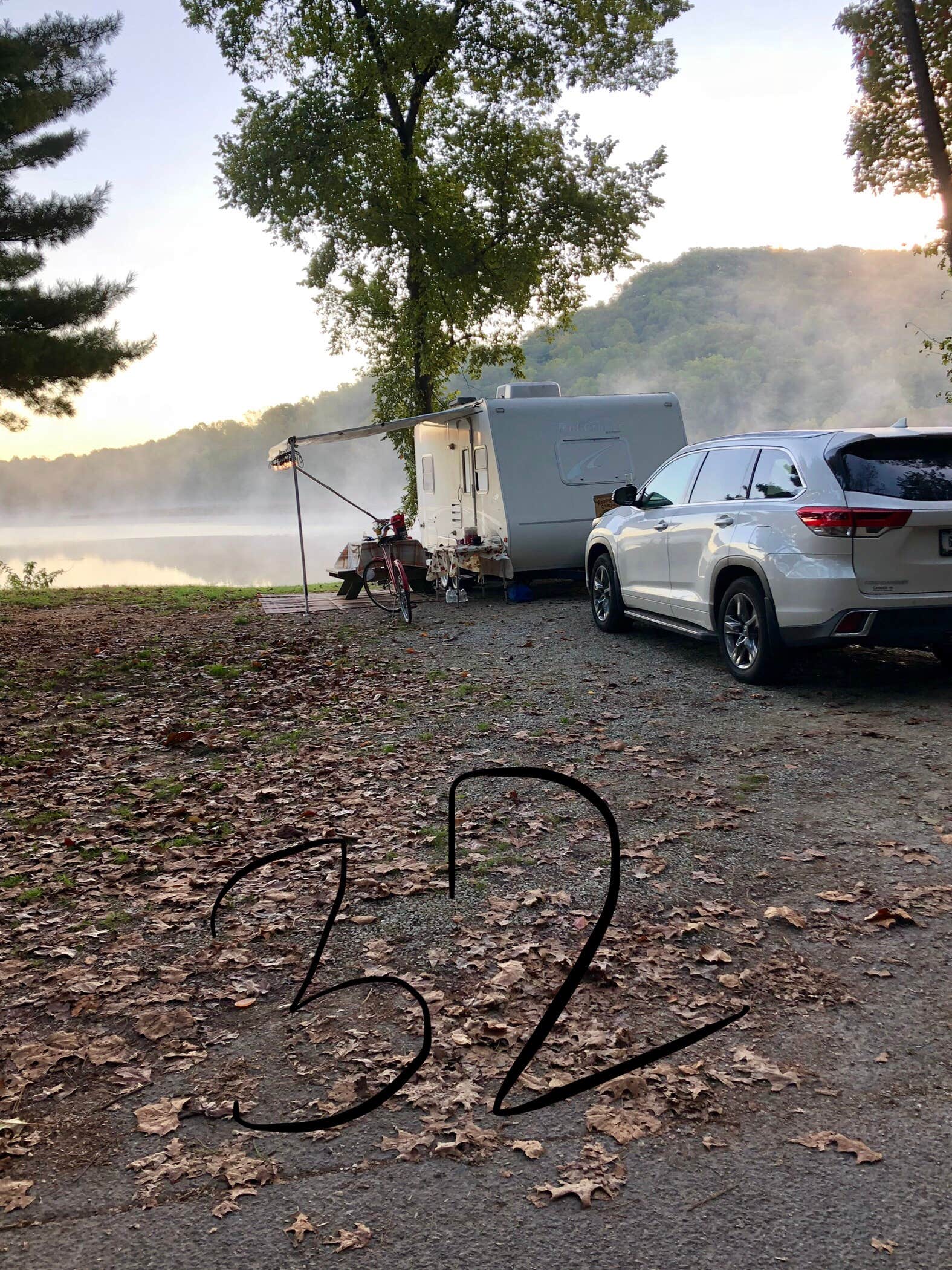 J C.'s photo of rv camping at Starve Hollow State Rec Area Campground near Columbus, IN