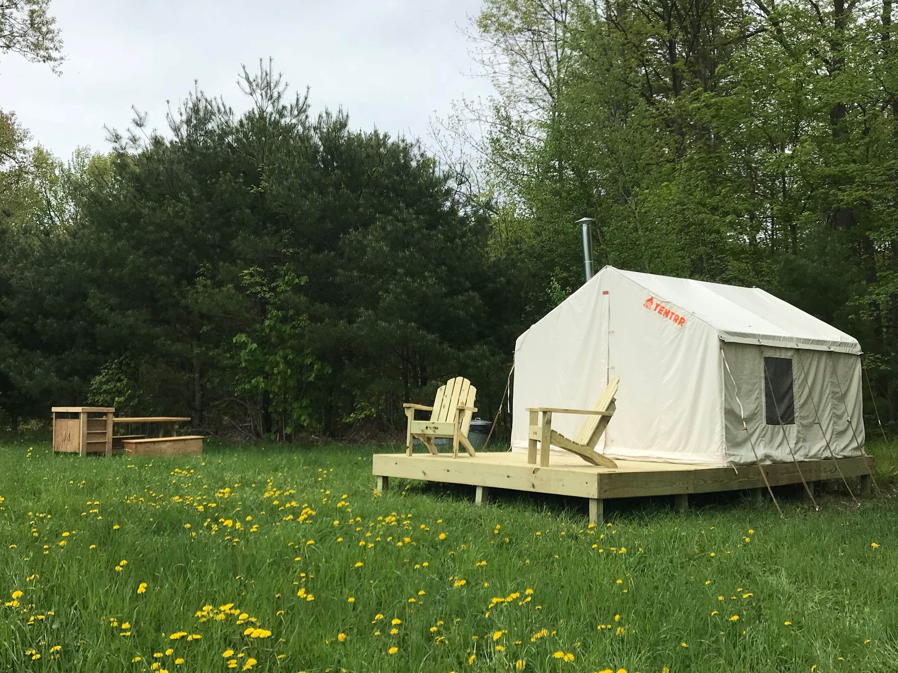 The Dyrt's photo at Tentrr Signature Site - River's Edge Mountain Valley near Intervale, NH
