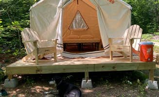 The Dyrt's photo of camping with pets at Tentrr Signature Site - Two Eagles Campsite near Portland, ME