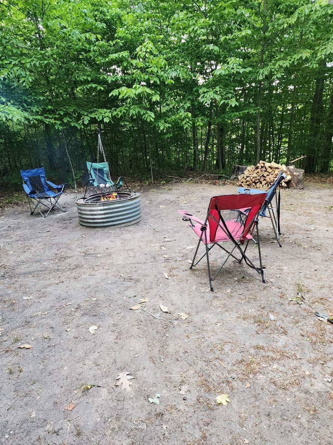 Rebekah J.'s photo of a cabin at Twin Lakes State Forest Campground near Gaylord, MI